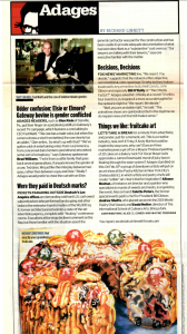 Dining haul: Sweet, Ad Age article